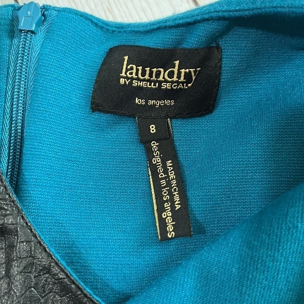 Laundry by Shelli Sagal Turquoise Dress Size 8 NWT - Picture 7 of 9